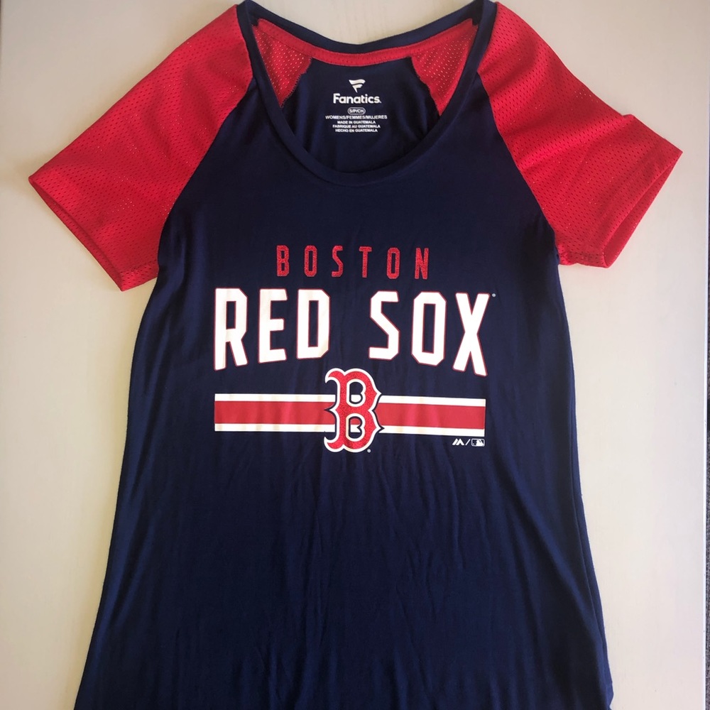 NWOT Women’s Fanatics Boston Red Sox Shirt Size S - Picture 1 of 5